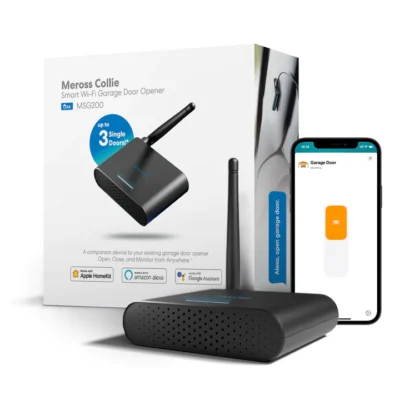 Meross Smart Garageöppnare 3 dörrar - MSG200HK