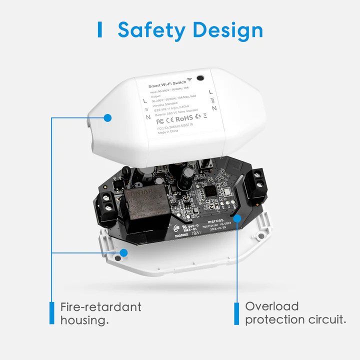 Meross Smart Wi-Fi DIY Switch - MSS710HK (2-pack) - Bild 7