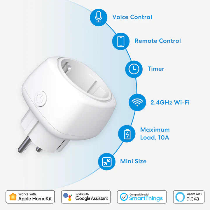 Meross Smart Wi-Fi Plug - MSS110HK (2-pack) - Bild 2